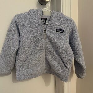 Patagonia Soft Blue Sherpa Hoodie